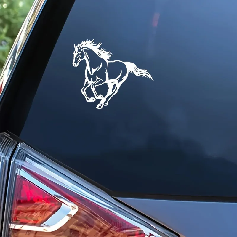 Large Horse Animal Print Vinyl Decal Creative Car Bumper Sticker Scratch Cover for Window Vehicle Custom Decor