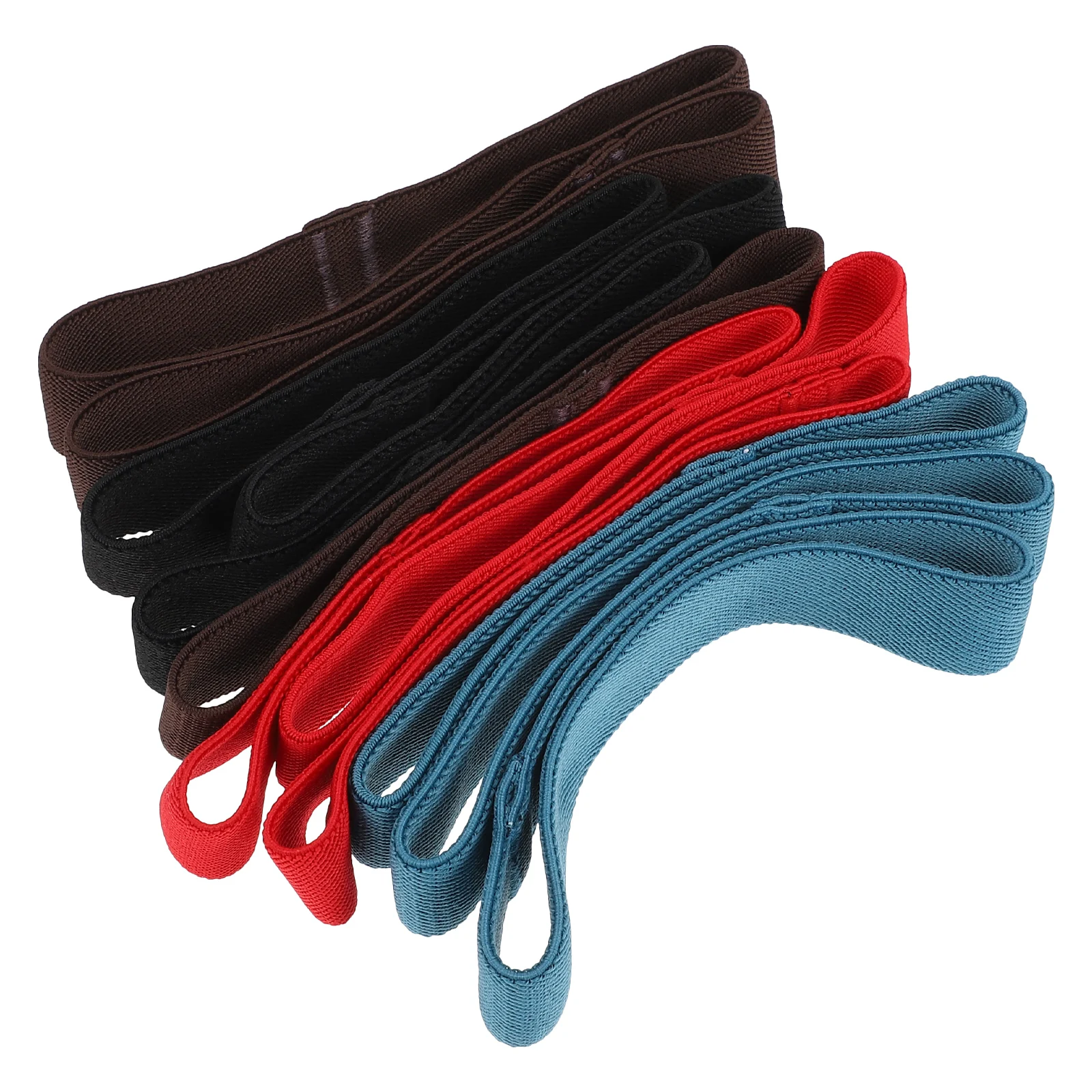 

12 pcs Elastic Fixing Straps Nylon Lunch Container Belts Portable Food Box Binding Belts Reusable Practical