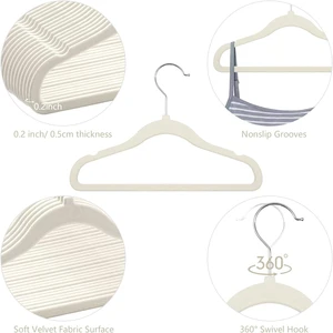 أفضل 12 شماعات مخملية مبيعا - رقم 11