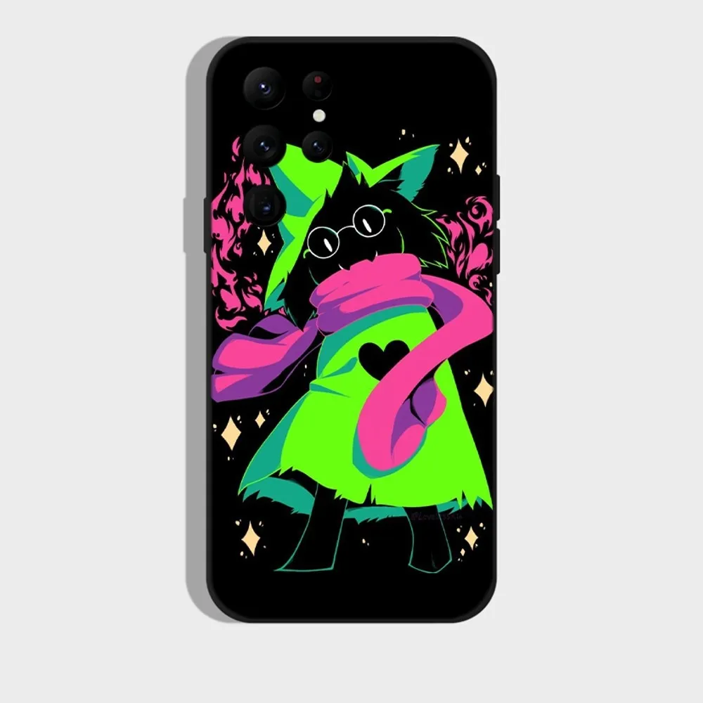 Game Deltarune Phone Case for SamsungS24,S23,S22,S21,S20 Ultra Pro S10,S30Plus,20 Ultra Black Cover