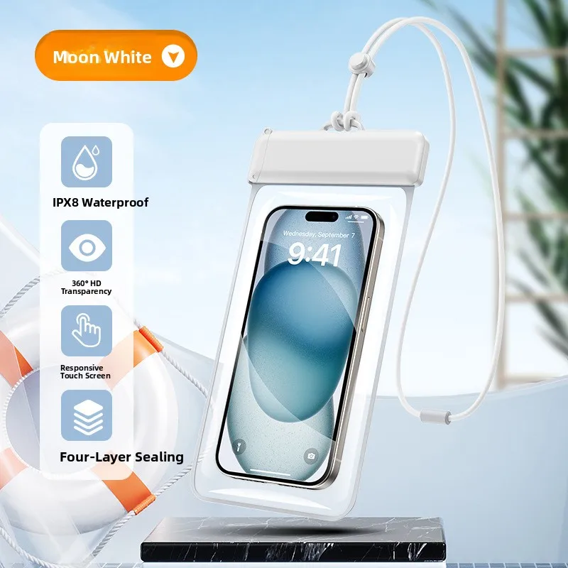 

Waterproof Touchscreen Phone Bag Diving Swimming Special very Rider Thermal Mudproof Dustproof Mobile Phone Case Fly Blue...