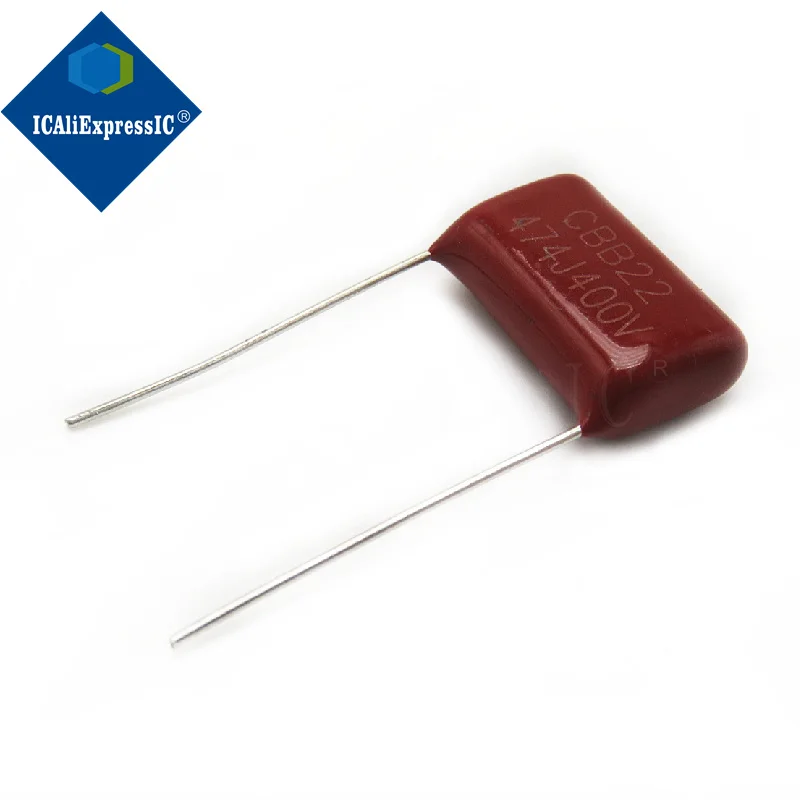 

5piece CBB22 Film Capacitor 400V474J 474J400V 0.47UF Foot Spacing 15mm