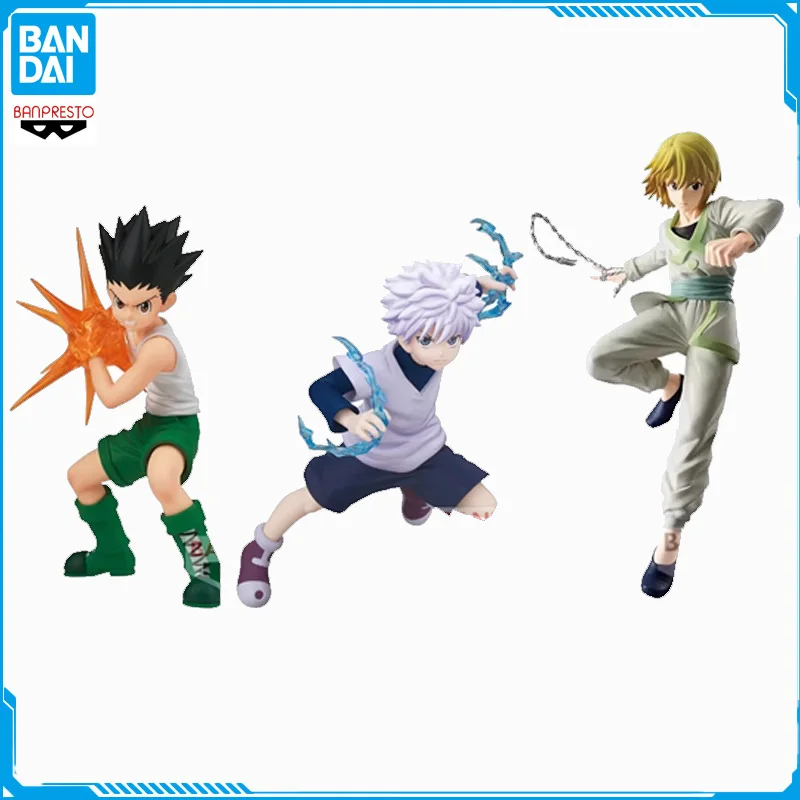 

In Stock Bandai BANPRESTO HUNTER Gon Freecss Killua Zoldyck Original Anime Figure Model Toys Action Figures Collection Doll Pvc