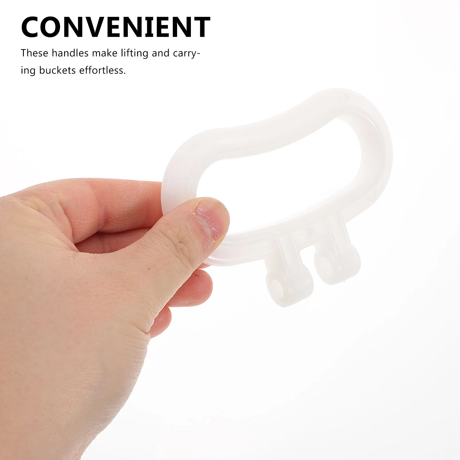 

10Pcs Replaceable Plastic Bucket Handles Sturdy Comfortable Grip Bucket Grips Carrier Household Water Jug Lifter
