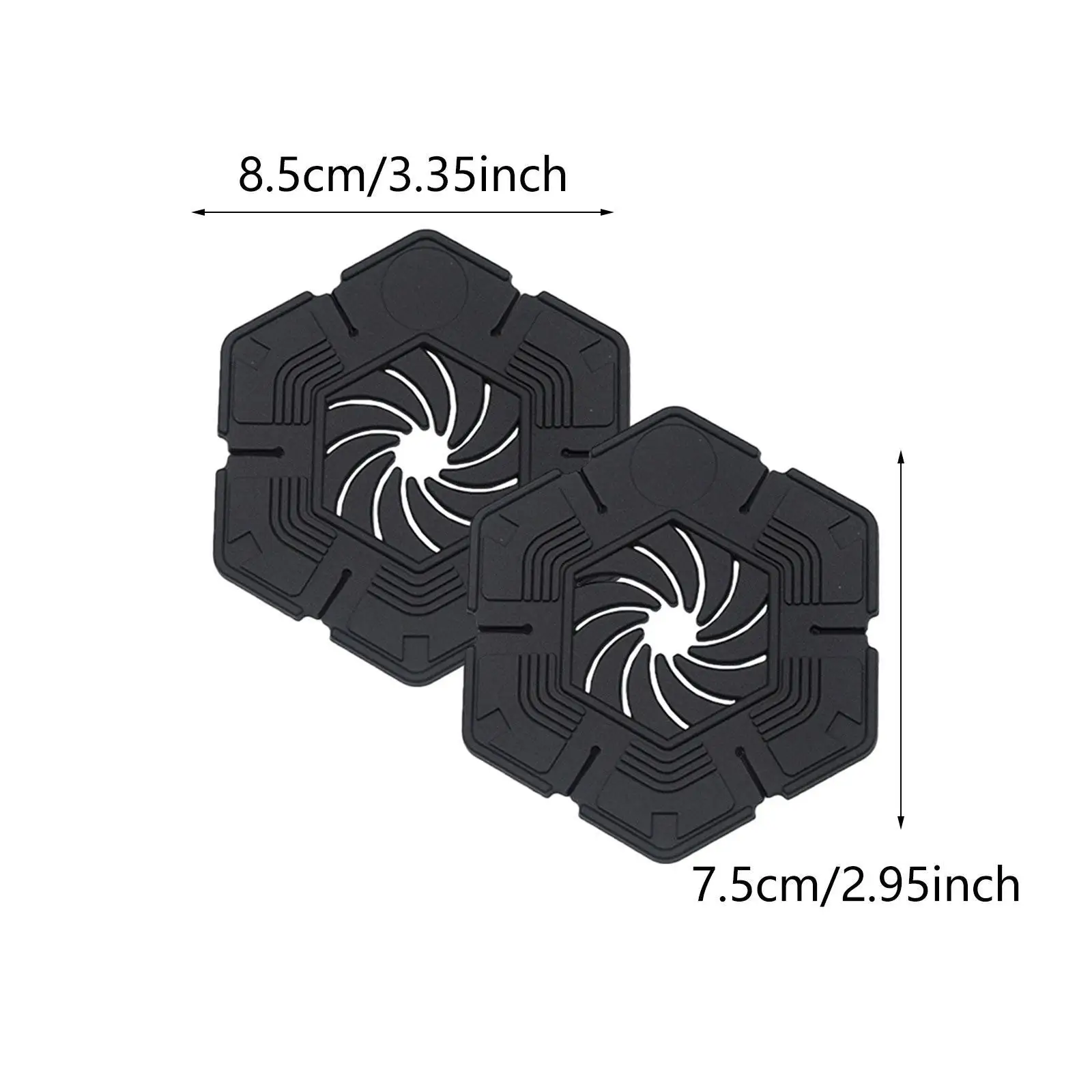 2Pcs Generic Wiper Arm Hole Protective Covers Wiper Pads Car Accessories Premium Easy to Install Windshield Wiper Hole Covers