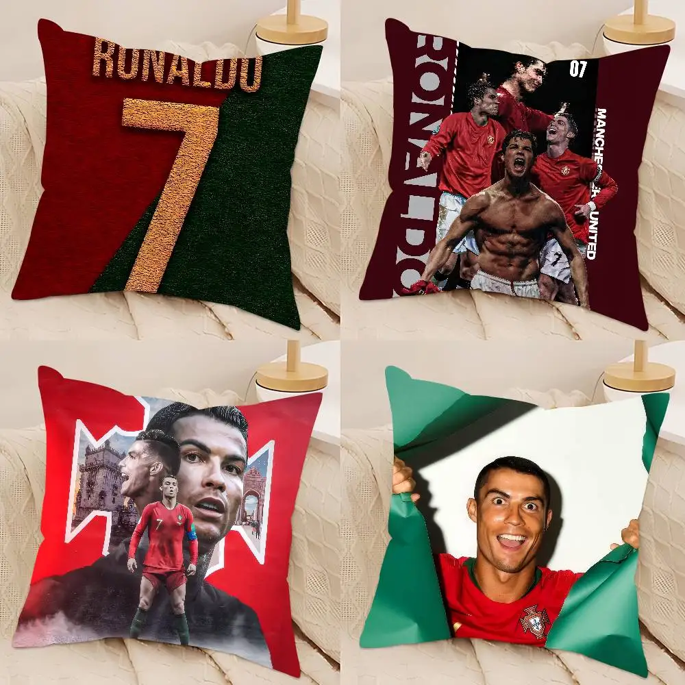 

C-Cristiano R-RonaldoS Pillow Case Removable Washable Cushion Cover – All-Season Soft Linen