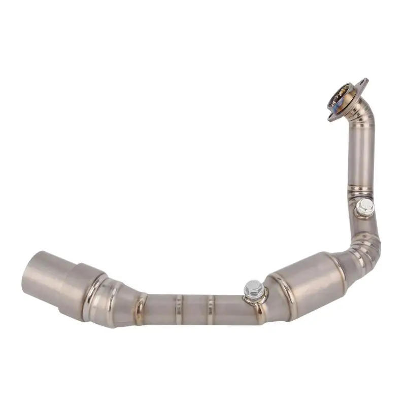 Slip On Motorcycle Exhaust System Titanium Alloy Header Link Pipe Modified For DUKE 250 390 390ADV 2024 Front Tube