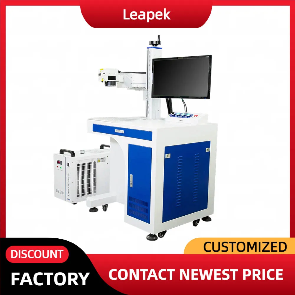 15W Desktop UV Laser Engraver Cutter DIY 3D UV Marking Machine Plastic Metal Glass Bottle PBC Portable Jpt Sino Galvo BMP
