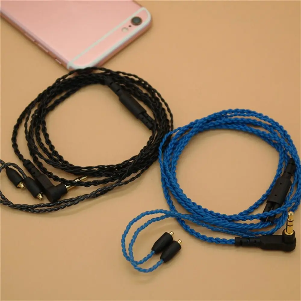 3.5mm mmcx fones de ouvido cabo atualização metal fone de ouvido cabo substituição destacável leve mmcx cabo de áudio mp3 mp4