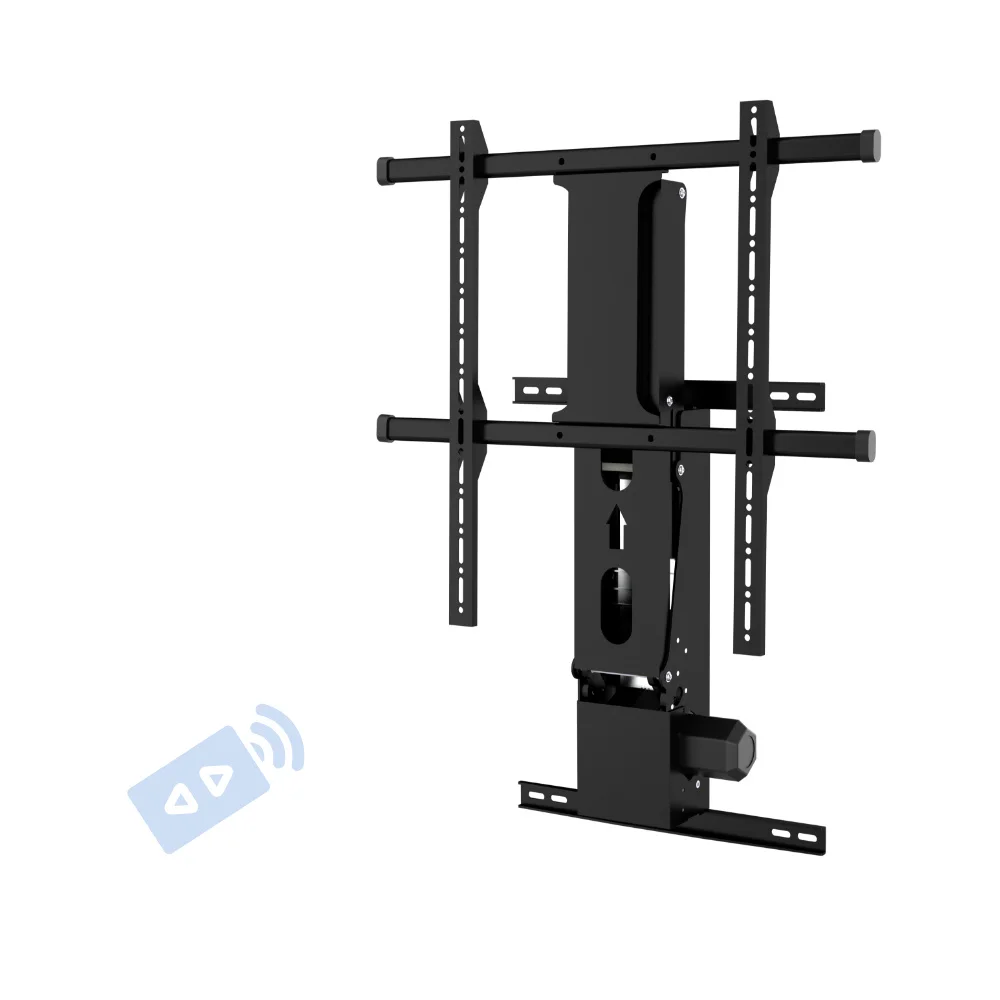 Motorized Wall Mount Bracket for 32-65 Inch Tvs on Fireplaces Steel Material up and Down Tv Bracket