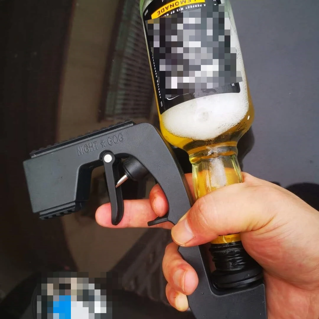 Hot Sale 2nd Generation Alloy Champagne Spray Gun Beer Gun Wine Ejector Drinking Accessories For Events & Celebrations