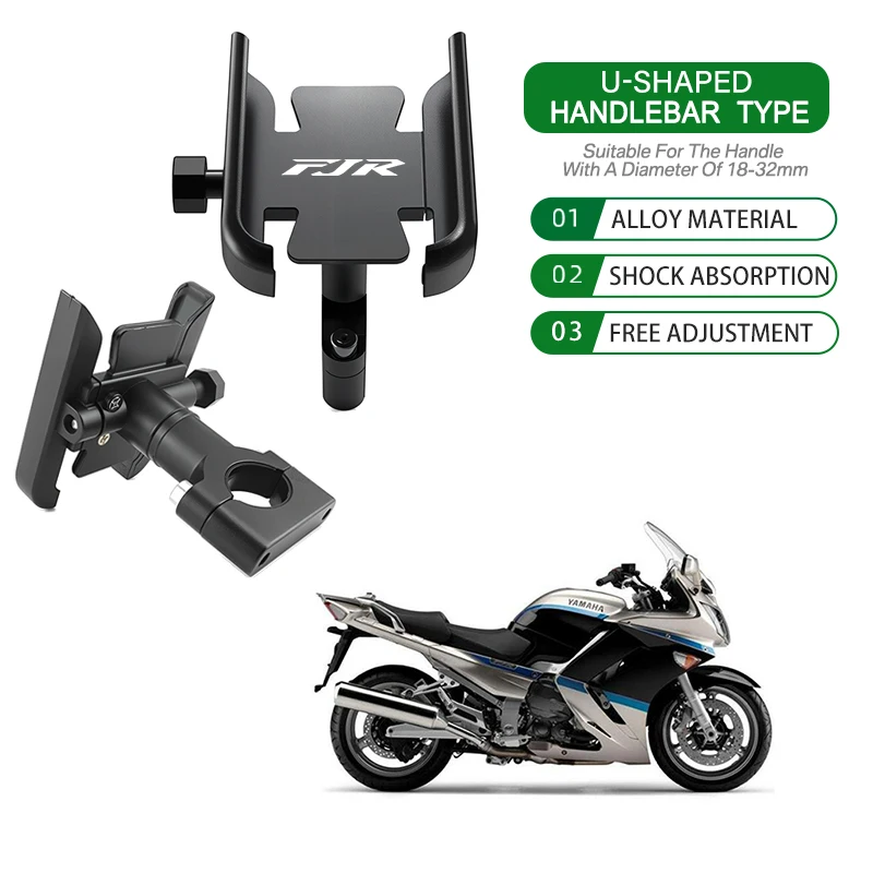 For YAMAHA FJR1300 FJR 1300 XJR1300 XJ6 XJR 1300 Motorcycle Phone Shock Absorbing Alloy Navigation Bracket Holder GPS