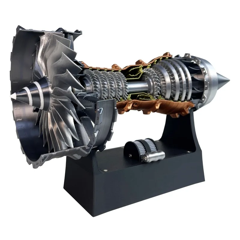 Model Mesin Turbofan Pesawat Rolls Royce untuk Percobaan Sains Mesin Jet dengan Fungsi Pengisian Daya dan Kecepatan Variabel
