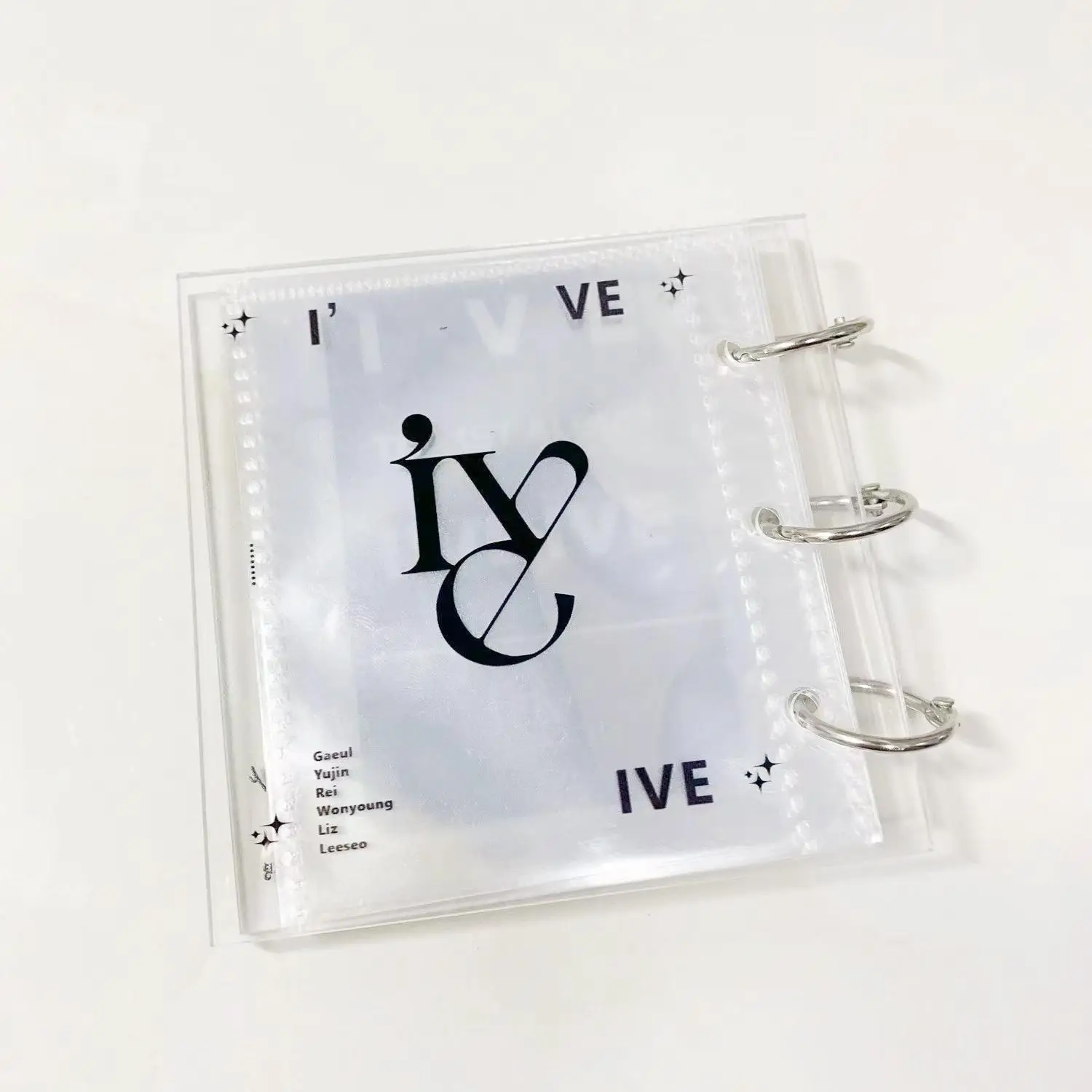 ألبوم بطاقات على شكل حيوانات كرتونية ألبوم صور مجموعة صور المعبود تخزين بطاقات صغيرة ألبوم بطاقات إبداعية من الأكريليك Wonyoung Yujin Rei Gaeul Leeseo Liz Kpop