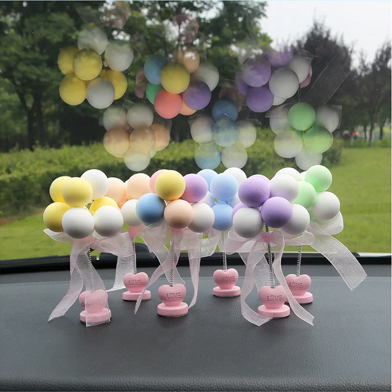 DIY Spring-Shaking Balloon for Car Interiors: Cute and Creative Decor for Center Console and Dashboard