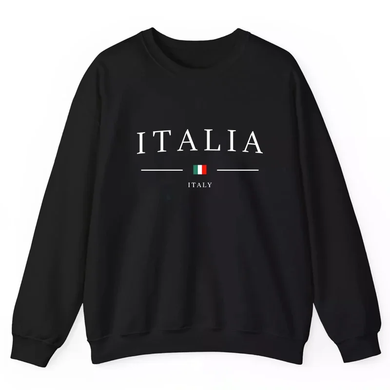 

Womens Sweatshirts HotSales Italy Urban Printing O-Neck Tops High Grade Sports Clothing Casual Pullover Jogging Mens Sweatshirts