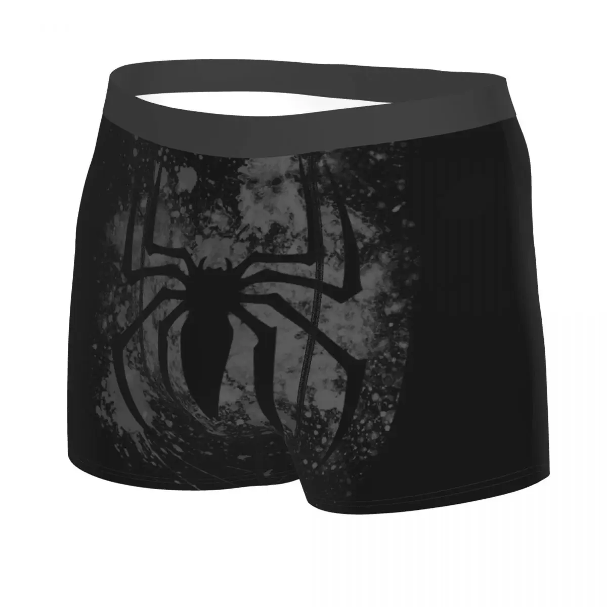 Spider Man Spider Logo Boxer Shorts For Homme 3D Print Underwear Panties Briefs Stretch Underpants