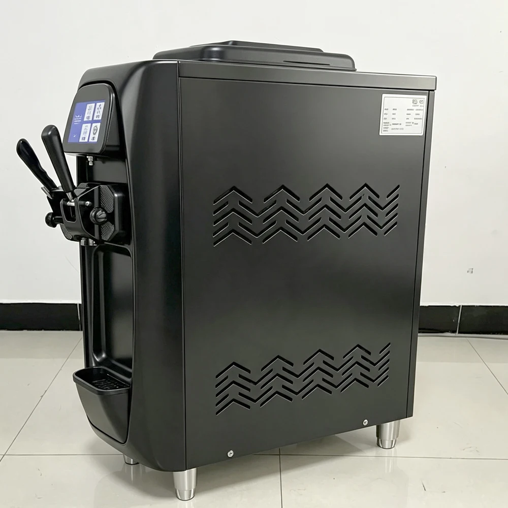 BL25E Single Flavor Soft Serve Ice Cream Machine 16-22L/H Output Stainless Steel Commercial Ice Cream Maker