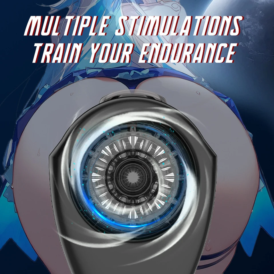 الكبار تلسكوبي تهتز آلة الاستمناء الذكور TPE المواد بندقية هزاز انظر العضلات تصميم شفاف الاستمناء لعبة الجنس