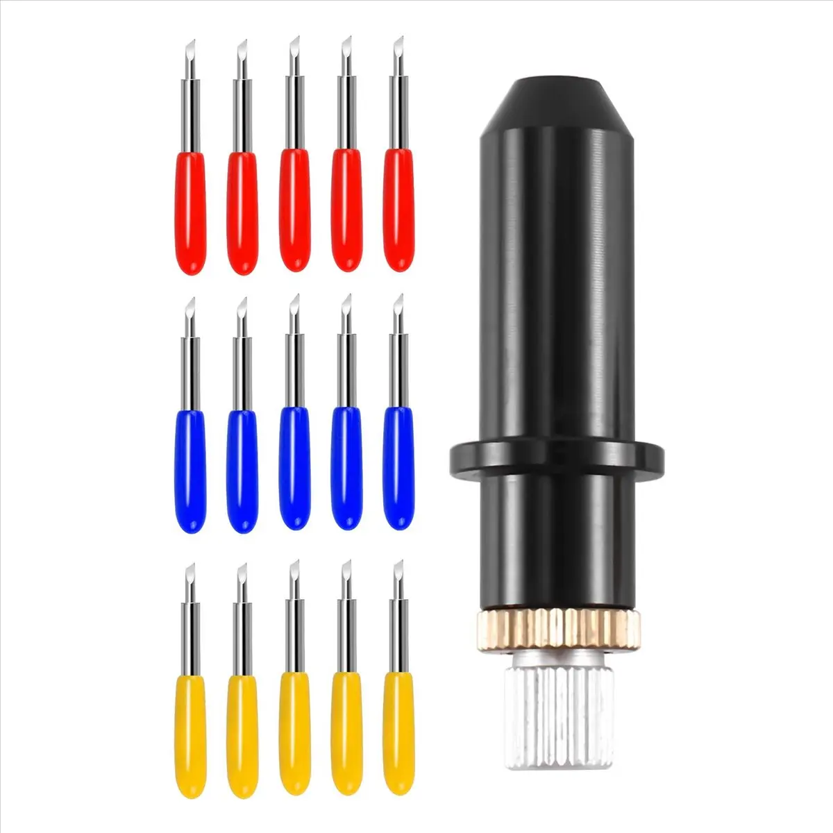 DTDT hot-16Pc 30/45/60 Degrees Mimaki for Cutting Plotter Vinyl Cutter Blades+ Mimaki Blade Holder