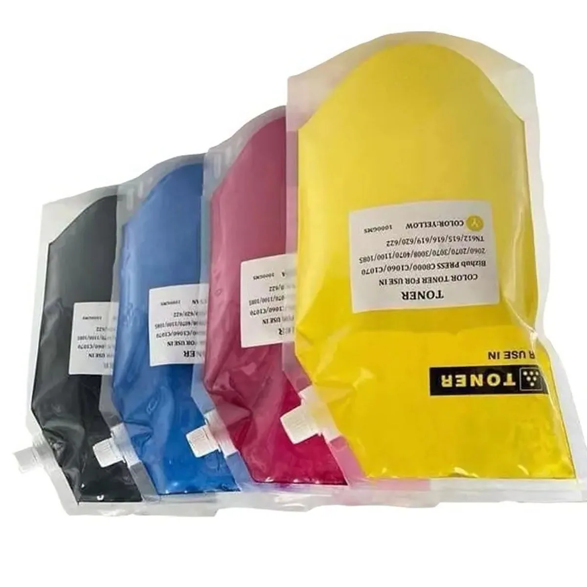

1KG Ink Toner Powder Refill Kits Reset for Sharp MX-C35-Y MX-C35 T MX-C35 TK MX-C35 TBK MX-C35 TB MX-C35 TC MX-C35 TM MX-C35 TY