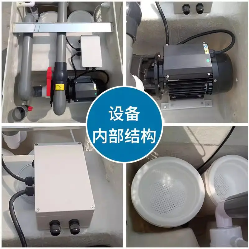 R8.19 -integrated wall-mounted pool circulation and filtration system with pump wall-mounted filter and water purifier equipment