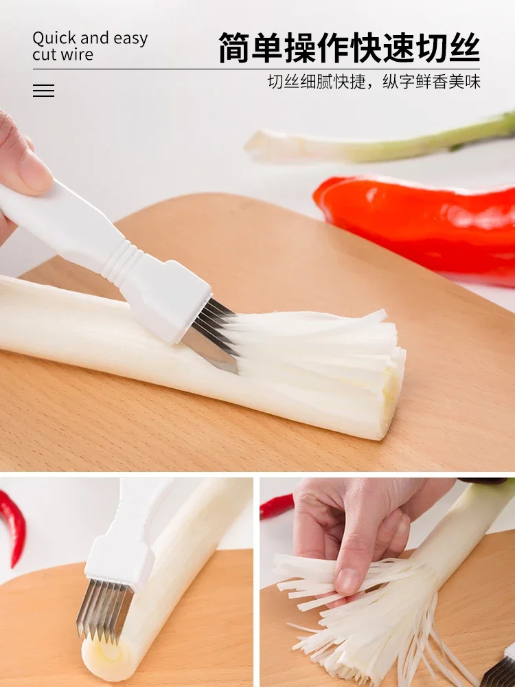 Multifunctional Slicer Onion Chopper Chopper Sharp Onion Kitchen Knife Shredding Tool Slicing Tableware