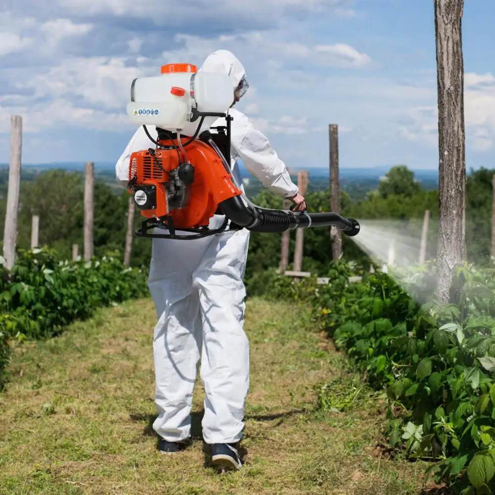 43cc Backpack Cold Fogger 20L Tank,7500rpm 39FT Spray Gas Powered Mosquito Sprayer for Outdoor Garden Insect Control