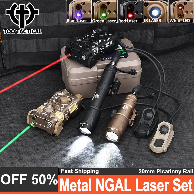 Tactical L3 Full Metal NGAL Laser Wadsn M300A Scout Light UNAxon Mod Button Switch Airsoft L3-NGAL Strobe Hunting Flashlight