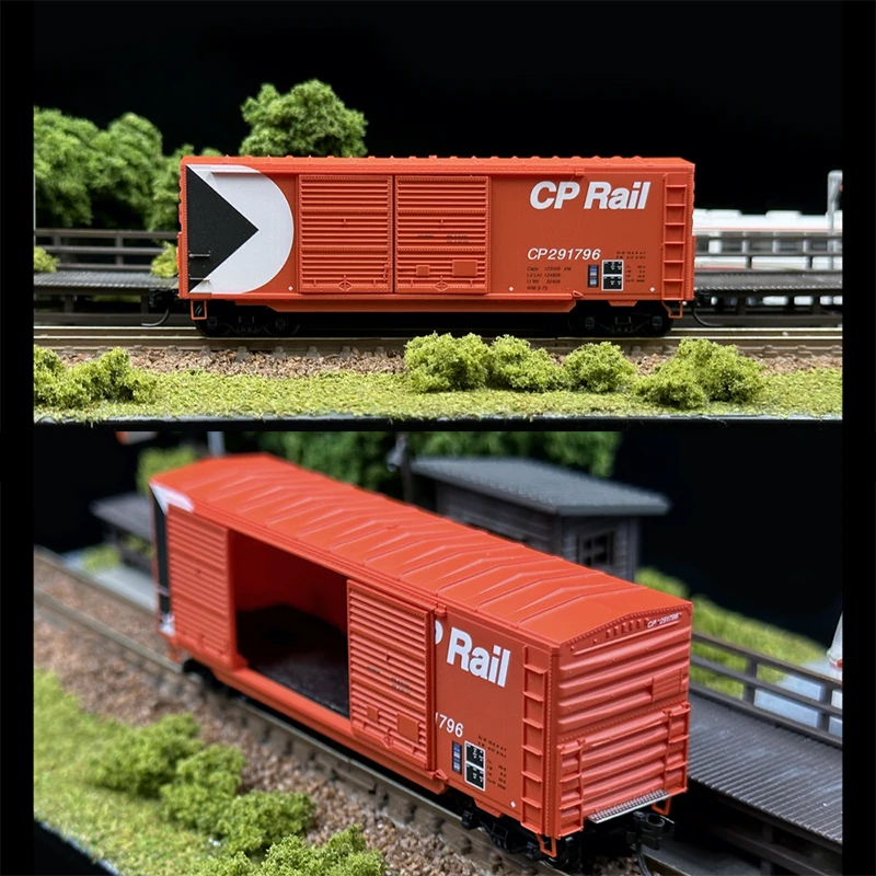 Train Model Caravan 1/160N Scale Simulation Train Carriage 0306800540 Canada CP 40ft Covered Truck Caravan #291796 Model Toys