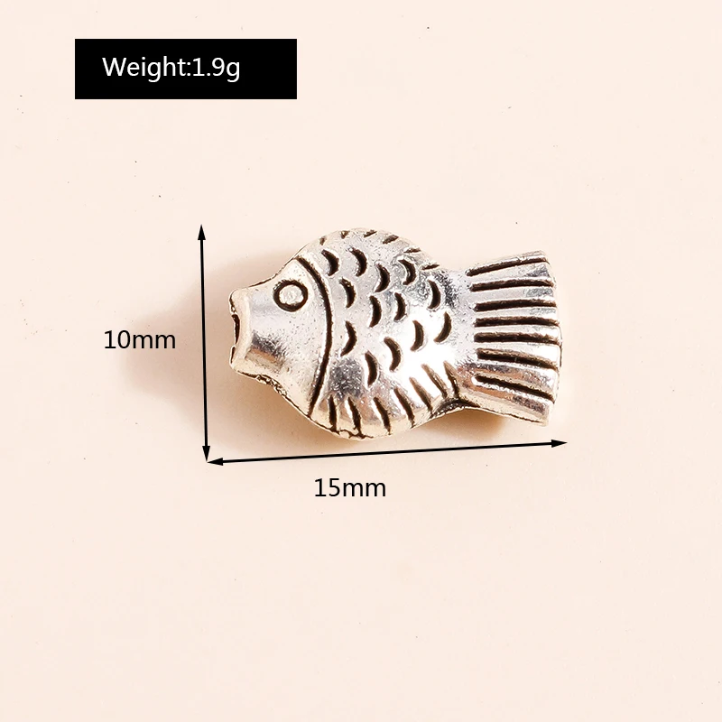 Leslie 20 Stück gemischte Legierung Meeresorganismus Charms Schildkröte Fisch Muschel Seestern Anhänger für Armband Halskette Schmuck Zubehör – Detail 14