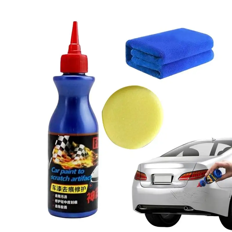 

Car Scratch Remover Auto Scratch Remover Compound Car Paint Scratch Repair Fluid Polish And Paint Restorer Car Cleaning Kit For