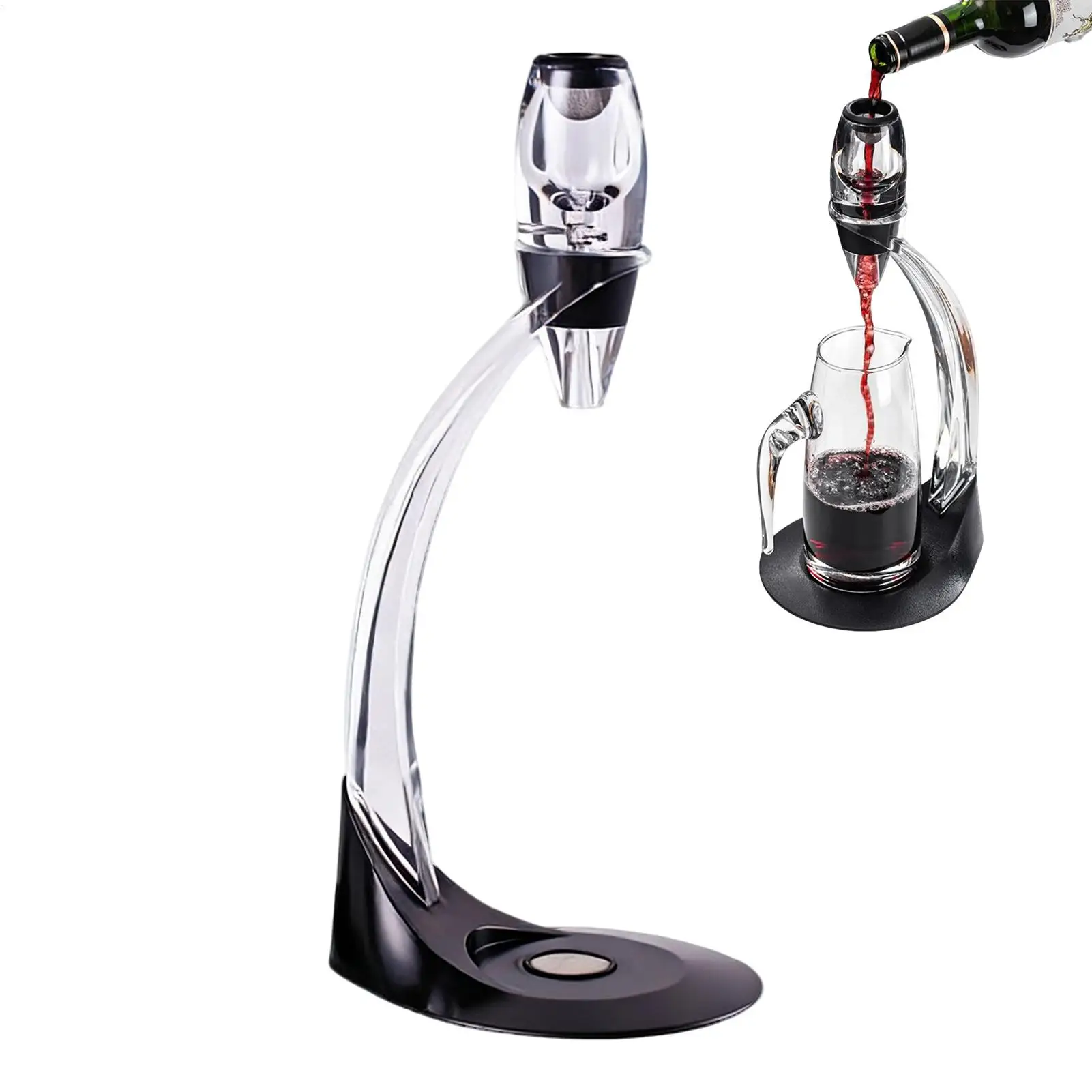 

Wine Aerator Portable Quick Multi-Purpose Kitchen Tool Wine Aerator Decanter for Christmas Retirement Valentine Party Kitchen