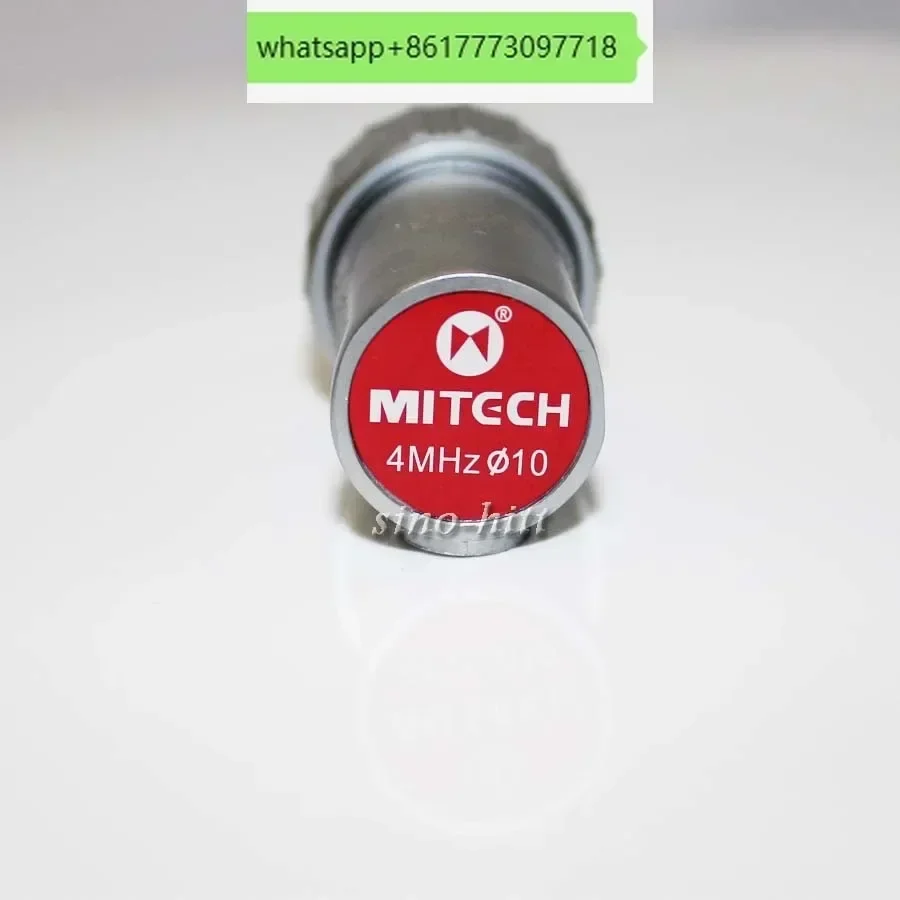 Mitech 4MHz 10mm Straight Beam Probe Single Element Transducer for Ultrasonic Flaw Detector NDT Sensor