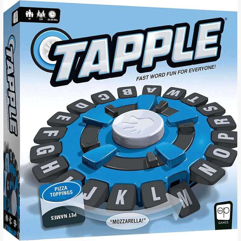 Word Game Fast-paced Family Board Game Race Against The Timer Quick Thinking Letter Pressing Learning Game Great For All Ages