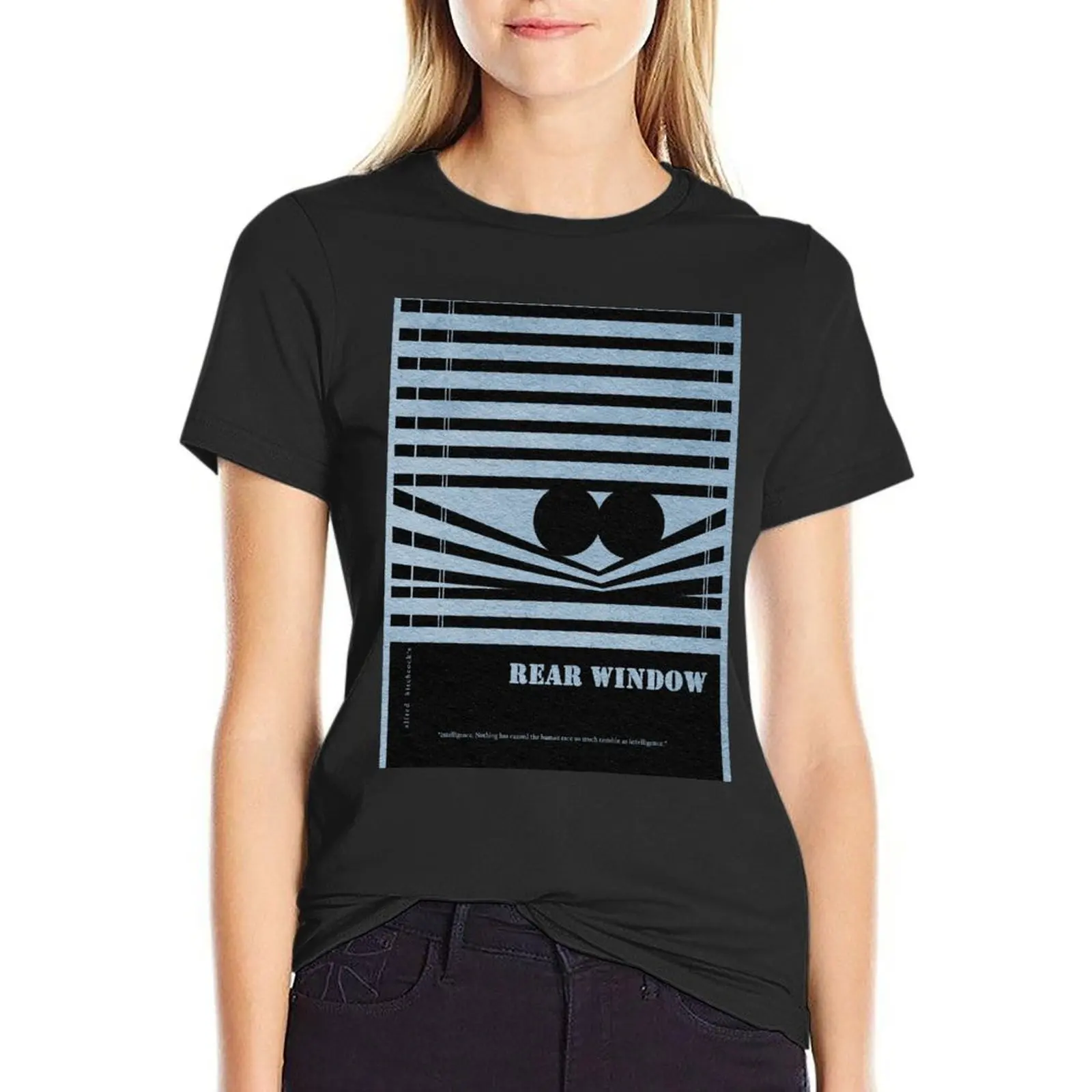 Rear Window T-Shirt anime clothes blacks cute clothes Women's tops