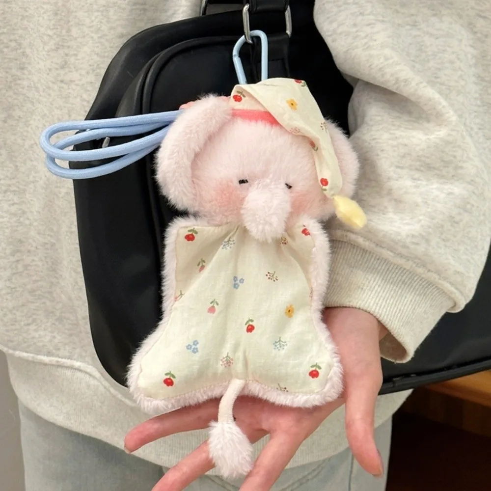 Bag Charm Simulatie Olifant Marionet Hanger Zachte Pluizige Seal Hangers Kawaii Leuke Sleutelhanger Hangende Ornamenten