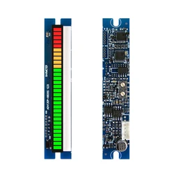 Módulo barógrafo LED 30seg de 66mm, medidor de Audio con función de retención de pico, fuente de alimentación DC5V, 25G + 5Y + 5R