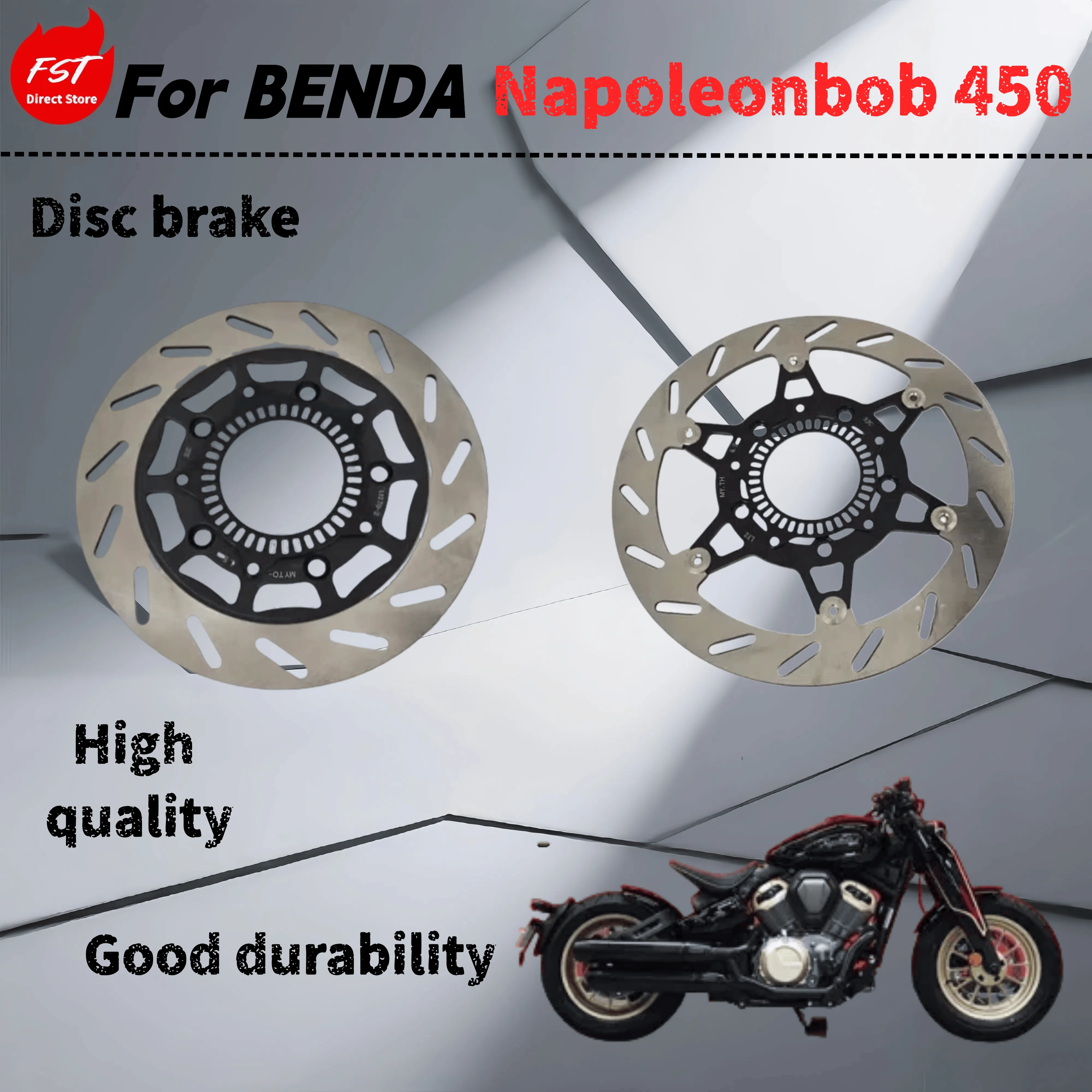 

For Benda Napoleonbob 450 genuine front and rear brake rotors disc brake discs non-destructive installation