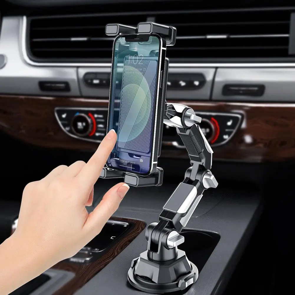Support de téléphone pour tasse de voiture, plateau de montage, Rotation à 360 degrés, support de voiture réglable pour bouteille de boisson, Smartphone, téléphone portable, tablette