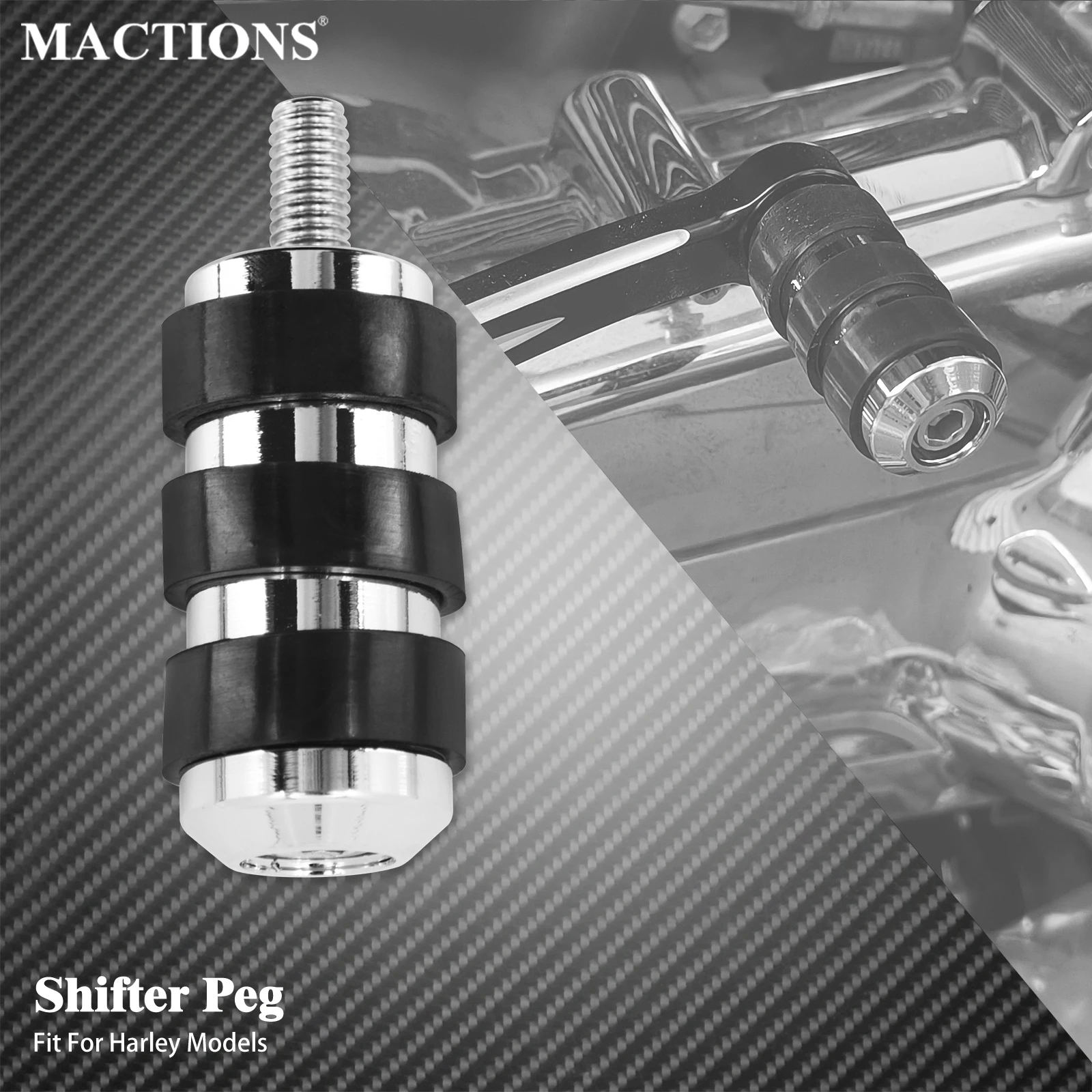 

Motorcycle Shifter Foot Pegs Shift Gear Lever Nail For Harley Touring Road Glide FLHR Sportster XL 883 Softail FLSTF Dyna FXDF