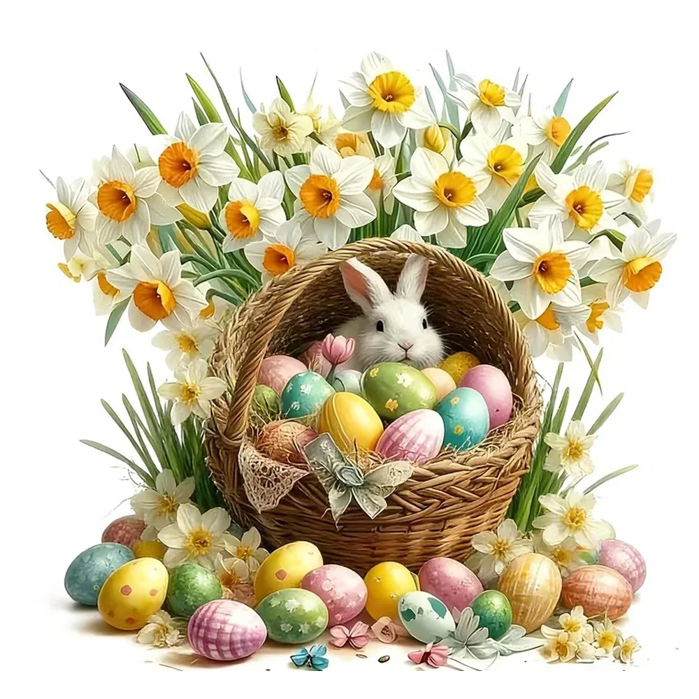 

Cute Rabbit & Spring Flower Self-Adhesive Toilet Stickers,Wall Decal Removable, Reusable Vinyl Car Sticker for Toilet Lid