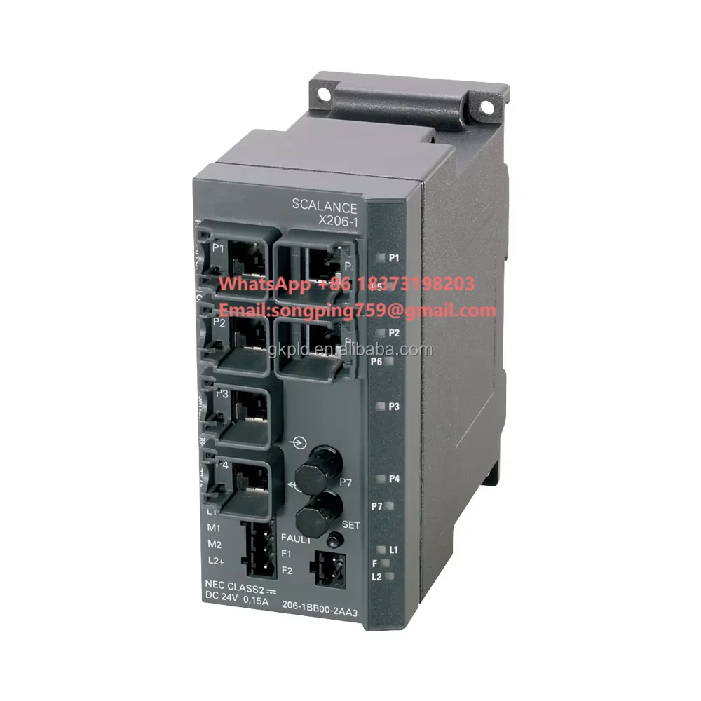 SCALANCE X206-1 Managed Industrial Ethernet Switch 6GK5206-1BB10-2AA3 for PLC & PAC Controllers