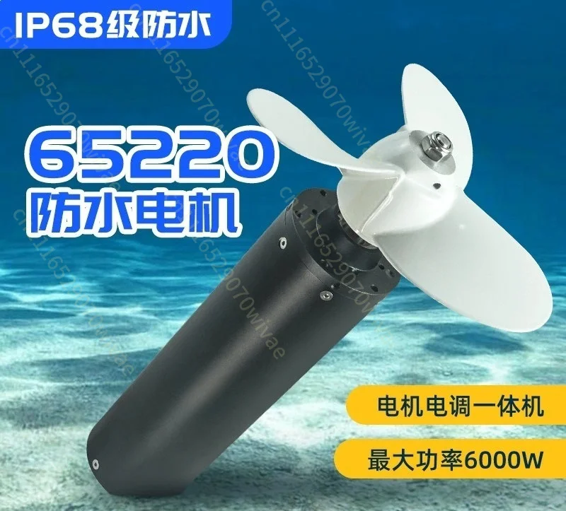 Built-in drive waterproof motor 6000W DC brushless motor integrated PPM drive