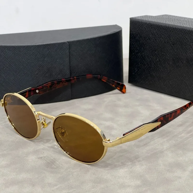 Retro Fashion Metal Round Frame Sunglasses Unisex Street Snap Slimming Large Face Women's Men's Popular Sun Glasses image 4