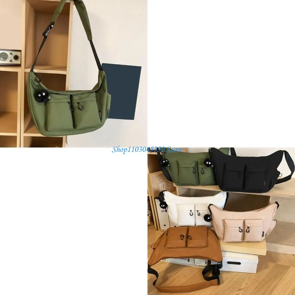 

Trendy Nylon Shoulder Bag Casual Crossbody Bags Satchel For Fashionable Couples