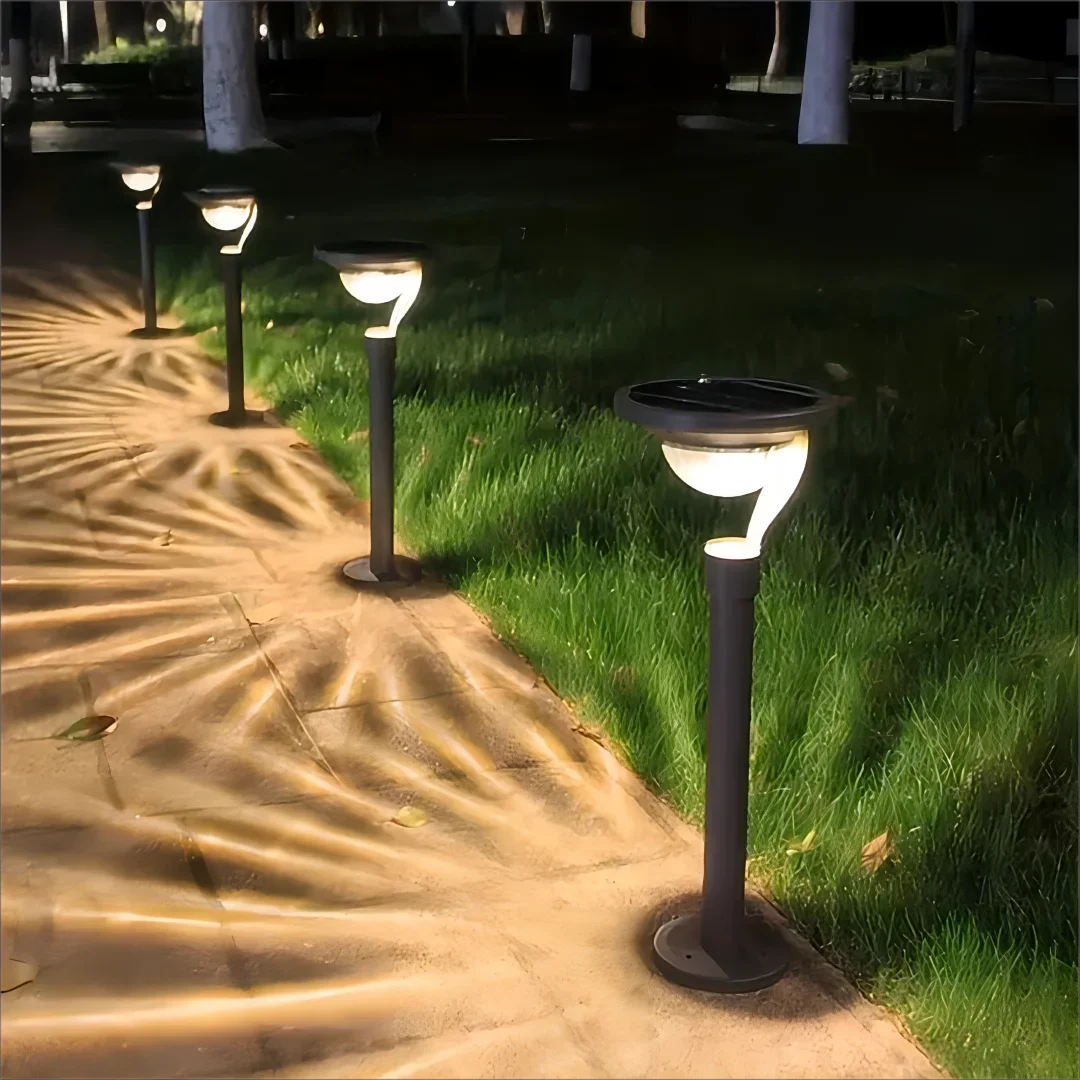 1pc Solar Energy Saving Lamp Outdoors Super Bright Solar Lawn Lamp Waterproof Household Garden Villa Courtyard LED Solar Lamp