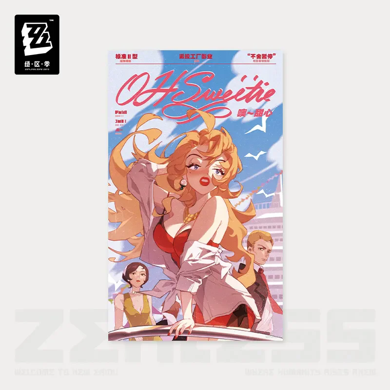 [Genuine] miHoYo Game Zenless Zone Zero RandomPlay Video Tape Series Collecting Poster Second Round Wallpaper Cosplay Xmas Gifts 2