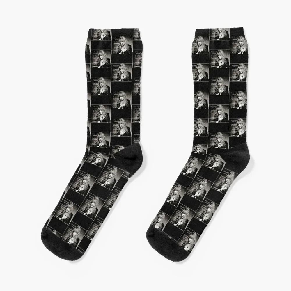 Stevie Nicks Vintage Love Music Stevie Nicks Songs Cool Design Socks custom happy sheer Men's Socks Women's