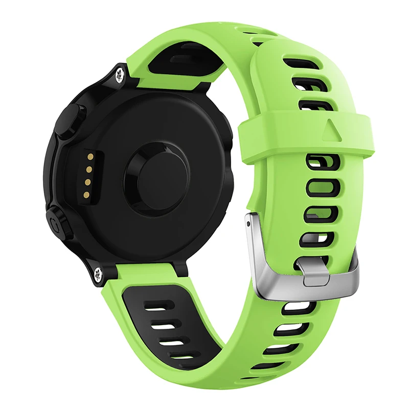 

For Garmin Forerunner 235 / 230 / 620 / 630 / 220 / 735 / 735XT Silicone Watch Band Quick Release Watch Strap Replacement Part U